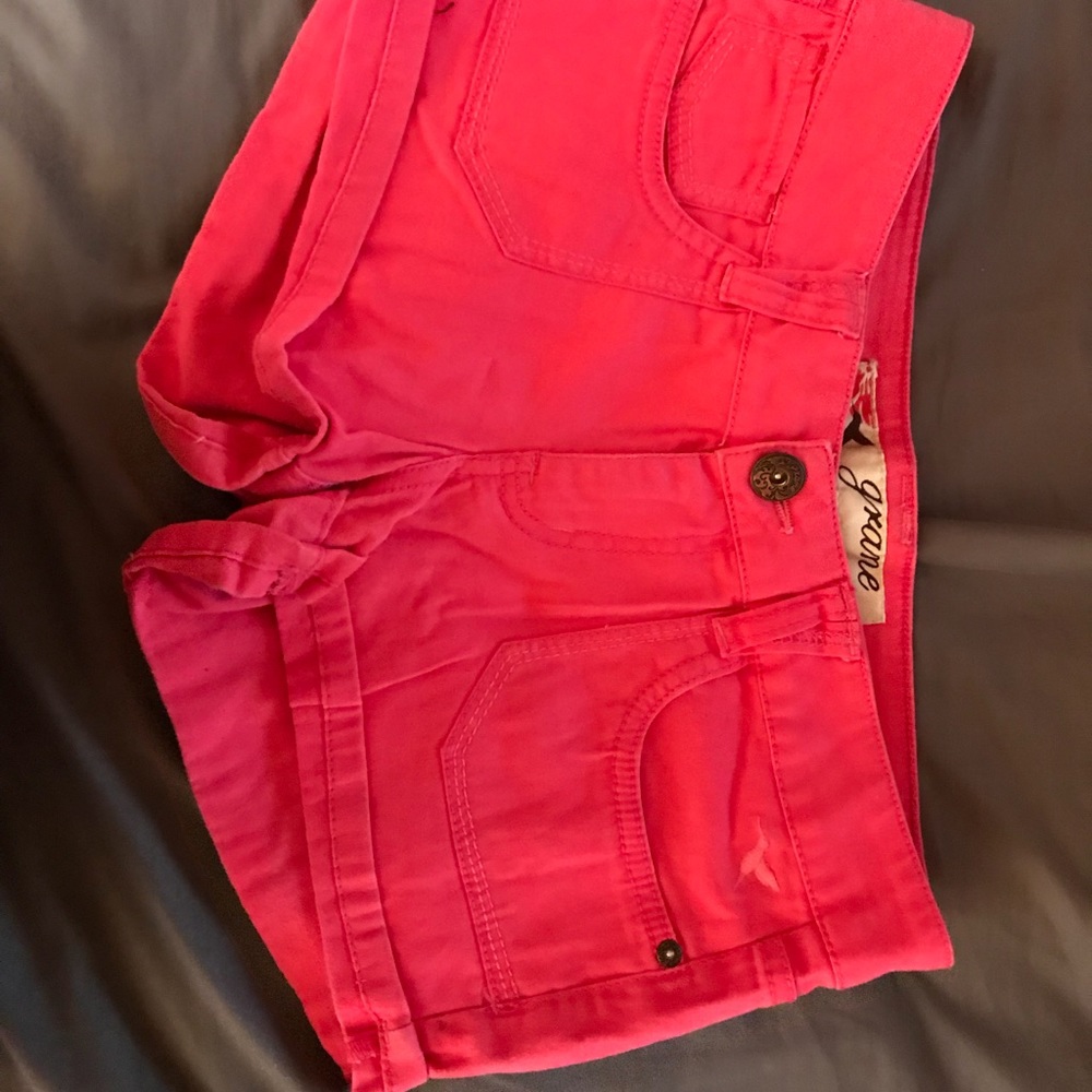 Pink shorts